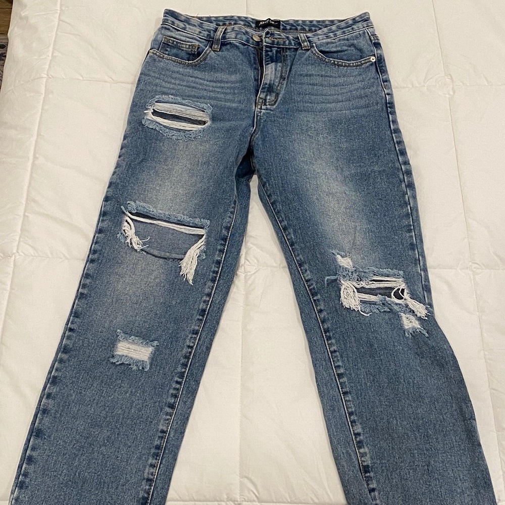Nasty gal distressed jeans
